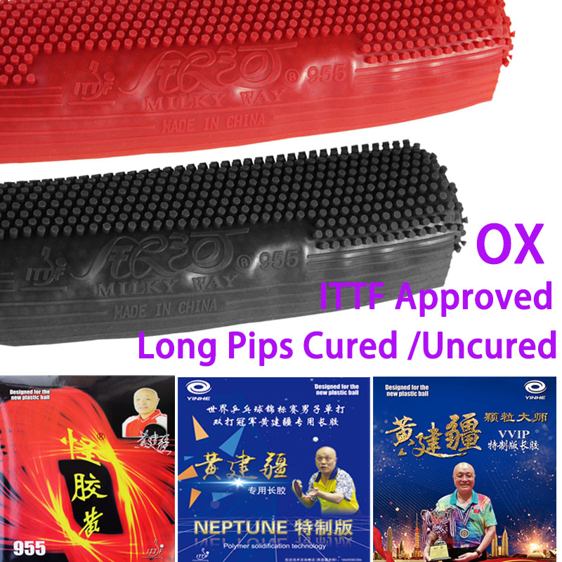Table Tennis Xiom Rubber - YINHE 955/Neptune/VVIP Long Pips Table Tennis