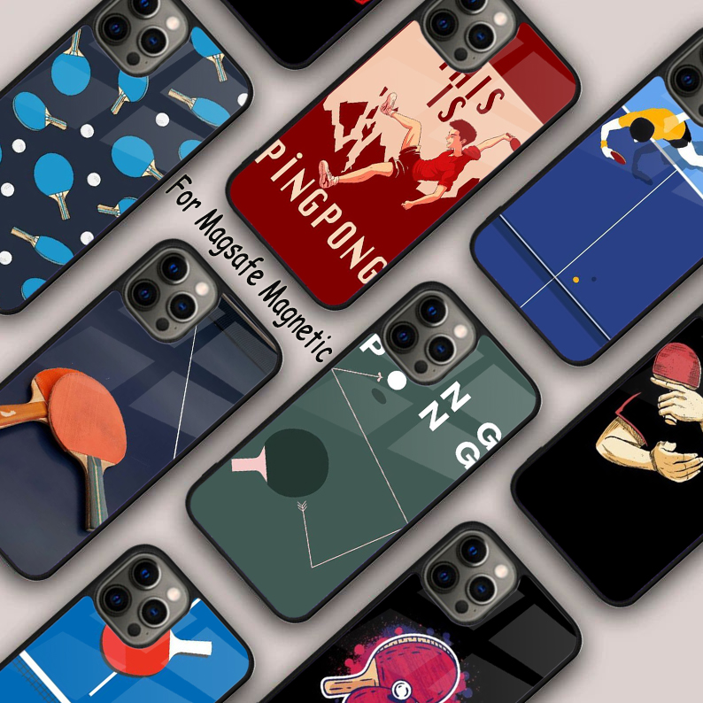 Table Tennis Pc - Table Tennis Sport Magnetic Phone Case