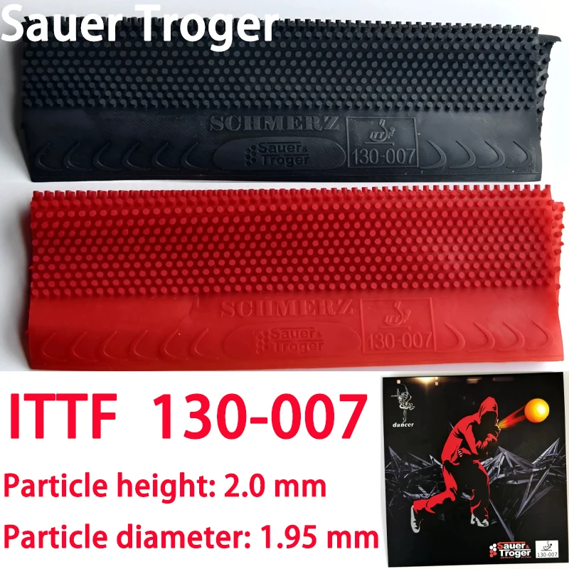 Table Tennis Rubber Anti Spin - Sauer Troger Dancer 007 Single Rubber