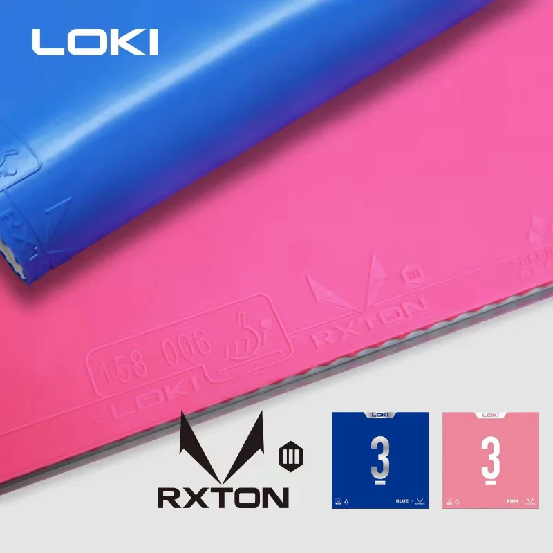 Table Tennis Edge - Original LOKI RXTON 1&3 Blue Pink
