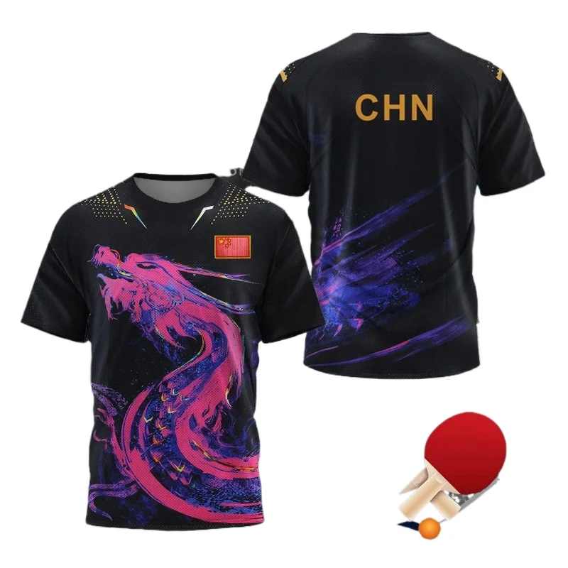 Table Tennis Shorts - CHINA Dragon Table Tennis Graphic T