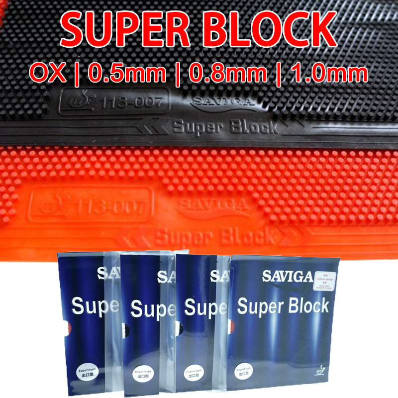Table Tennis Xiom Rubber - SAVIGA SUPER BLOCK OX Long Pips
