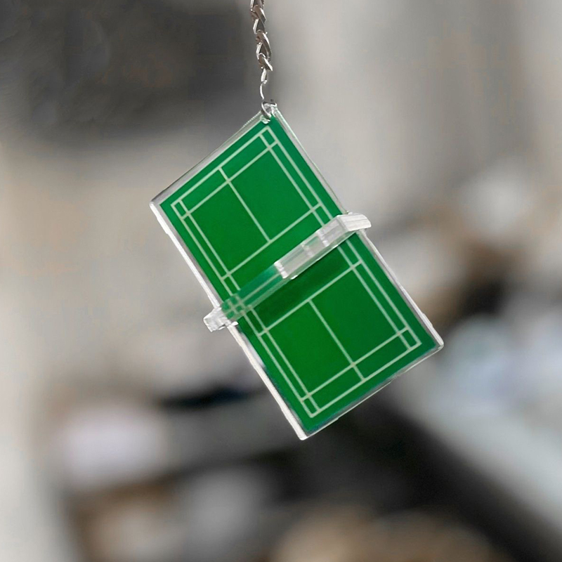 1 Pc Creative Badminton Keycha - Table Tennis Pc review and price