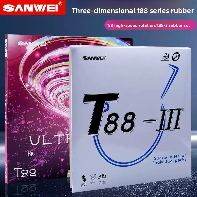 Sanwei  T88 ULTRA-Spin T88-3 T - Table Tennis Rubber Anti Spin review and price