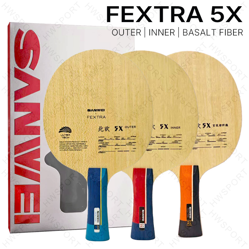 SANWEI FEXTRA 5X Table Tennis  - Stiga Carbon Blade review and price