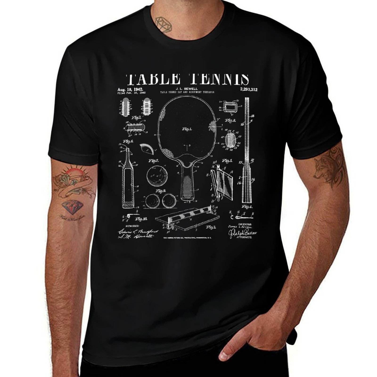 Table Tennis Ping Pong Old Vin - Table Tennis Drawing review and price