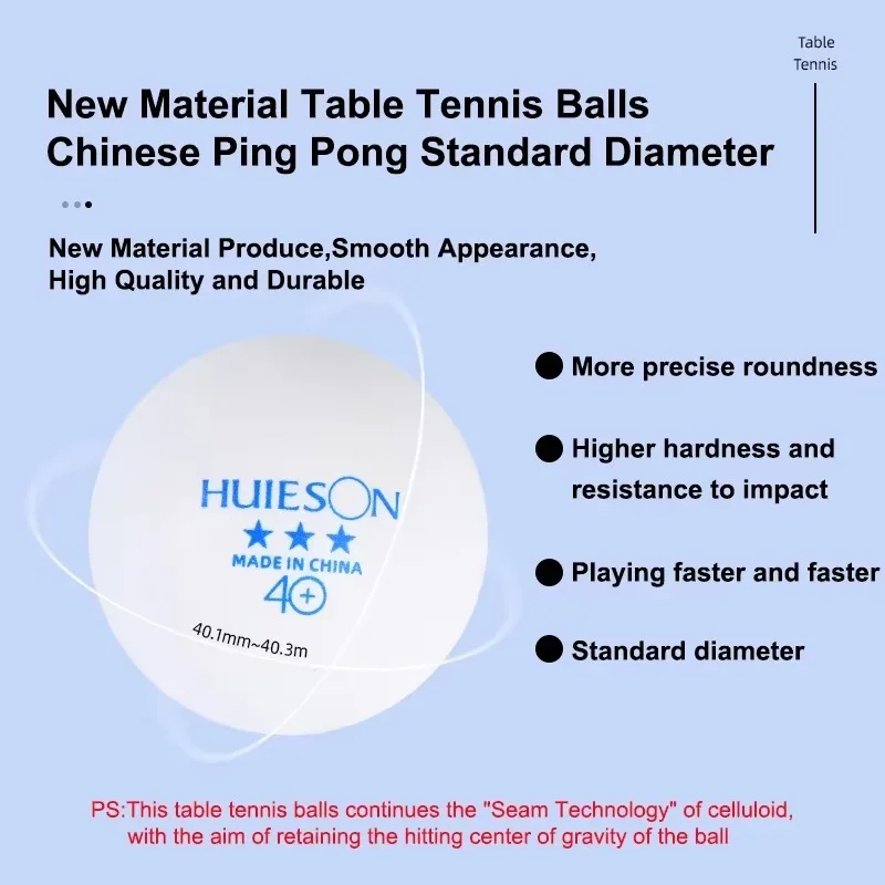 100PCS Huieson Blue Logo Table - Table Tennis Pc review and price