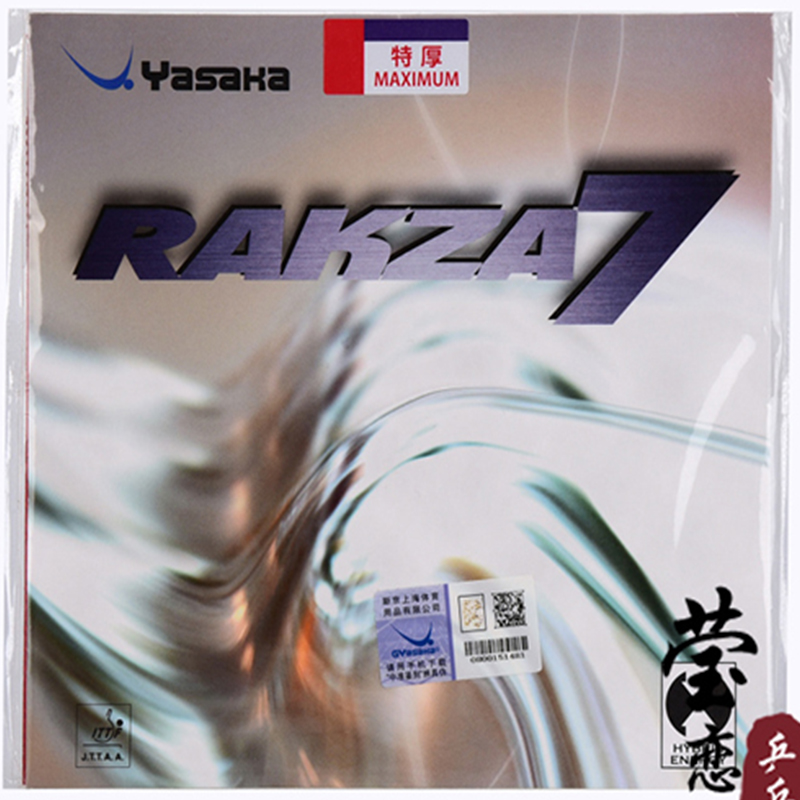 original yasaka RAKZA 7 soft ( - Table Tennis Edge review and price