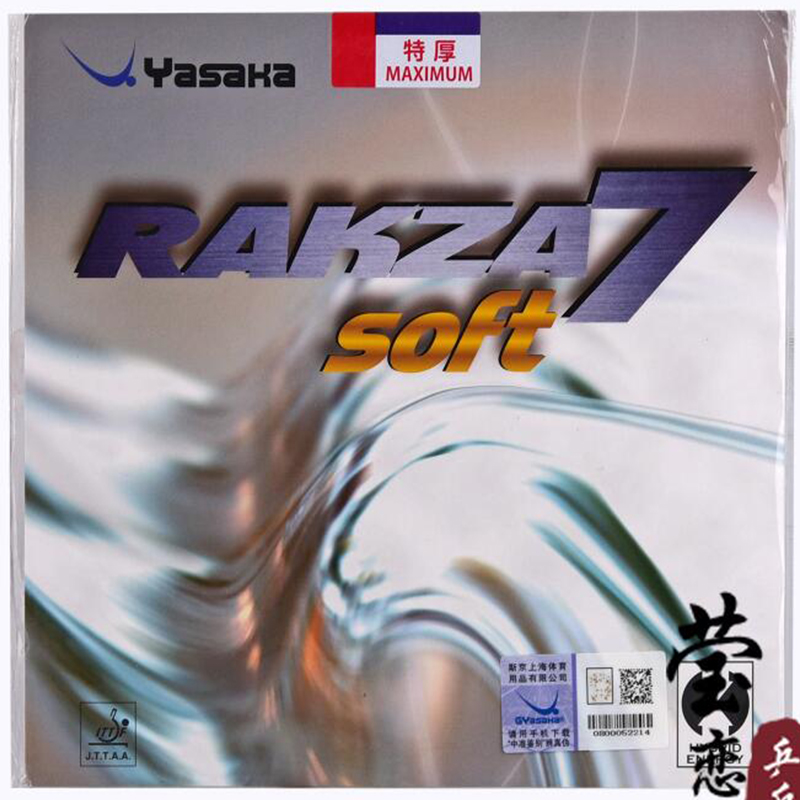 original yasaka RAKZA 7 soft ( - Table Tennis Edge review and price